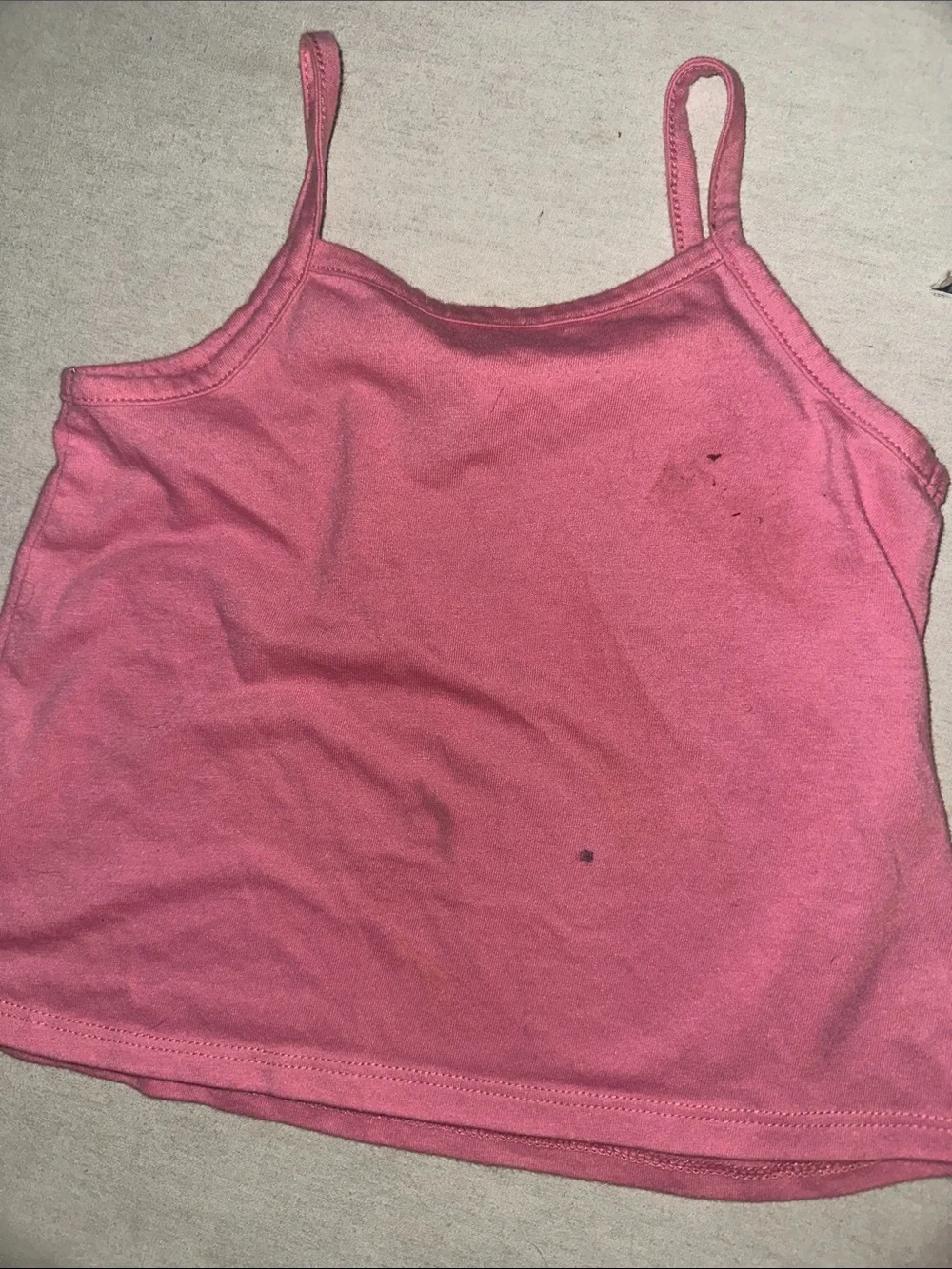 Kids Size 3T Place Girls' Ruffle Trim CC Tank Top